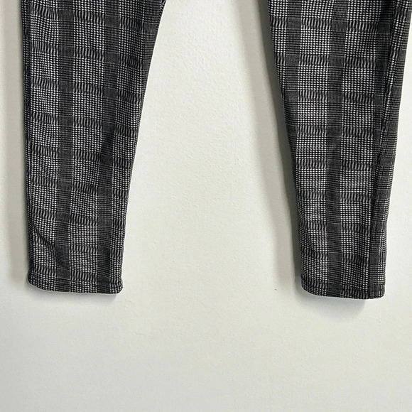 Women's XL‎ Houndstooth Stretch Leggings Fleece Lined Pull On Preppy Acadamia - Picture 6 of 14